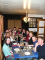 Group at dinner
